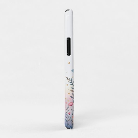 Charmante Waterverf Butterfly Meadow Case-Mate iPhone Case (Achterkant/rechts)