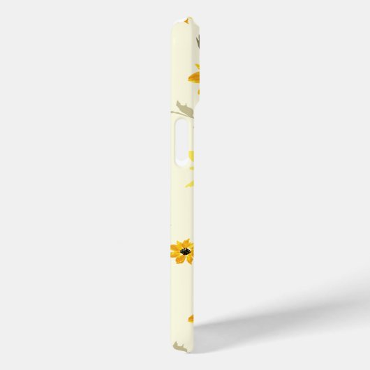 Charmante Waterverf Geel Zonnebloem Case-Mate iPhone Case (Achterkant / Rechts)