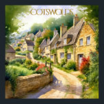 Charmante Waterverf in de Cotswolds Travel Poster<br><div class="desc">Dit poster is een waarachtige weerspiegeling van ons magische beeld van die kleine steden in de Cotswolds-regio van het Verenigd Koninkrijk - de charme van de paden en huizen en de bloemengeschiedenis en de geschiedenis die achter ze staan. Geniet van het heerlijke poster voor jezelf of als cadeau. Als u...</div>