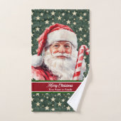 Charmante Waterverf Santa Claus Badhanddoek Set Bad Handdoek (Handdoek)