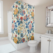 Charmante wilde bloemen decoratieve eye-catching douchegordijn (In situ)