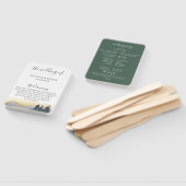 Charmante Wildwood Trouwprogramma Fans Handwaaier (Niet-gemonteerd)