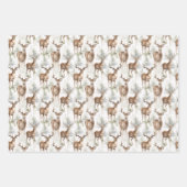 Charmante  winter natuur waterverf inpakpapier vel (Voorkant 2)