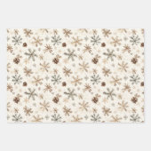 Charmante  winter natuur waterverf inpakpapier vel (Voorkant)