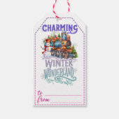 Charmante winter wonderland cadeau labels cadeaulabel (Voorkant)