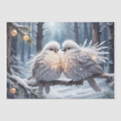 Charmante Wintervogels - Decoupage - Tissuepapier (Voorkant)
