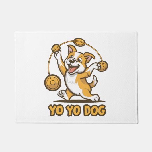 Charmante YoYo Hond 360 Skill Deurmat (Voorkant)