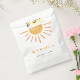 Charmante zon verjaardag bedankzakje