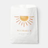 Charmante zon verjaardag bedankzakje (Voorkant)