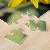 Charmante zonnebloem legpuzzel (Zijkant)