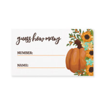 Charmante Zonnebloemen Guess Bedrag Baby shower Sp