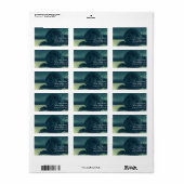 charmanten schwarzen Pudel Etiket (Full Sheet)