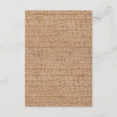 Charme  Egyptische Papyrus bruiloft receptie Informatiekaartje (Achterkant)
