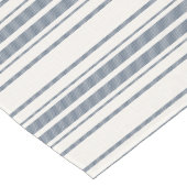 Charme Franse boerderij blauw en wit gestreept Lange Tafelloper (Hoek)