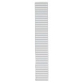 Charme Franse boerderij blauw en wit gestreept Lange Tafelloper (Voorkant)