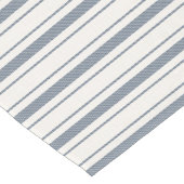 Charme Franse boerderij blauw en wit gestreept Lange Tafelloper (Hoek)