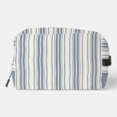Charme Franse boerderij blauw en wit gestreept Toilettasje (Achterkant)