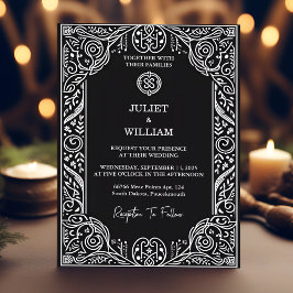 Charme Keltische Nordic middeleeuwse Scroll Viking Kaart