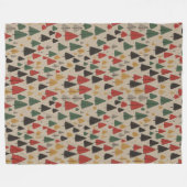  charme: kerstboompatroon fleece deken (Voorkant (Horizontaal))