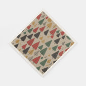  charme: kerstboompatroon servet (Hoek)