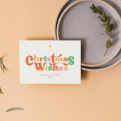 charme kleurrijke vrolijke kerst feestdagen kaart