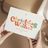 charme kleurrijke vrolijke kerst feestdagen kaart