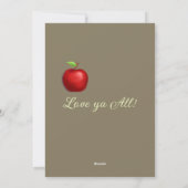 charme met een modern Twist Stilleven Feestdagenkaart (Achterkant)