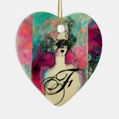 CHARME MONOGRAAF KERAMISCH ORNAMENT (Rechts)