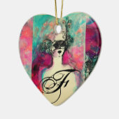 CHARME MONOGRAAF KERAMISCH ORNAMENT (Links)