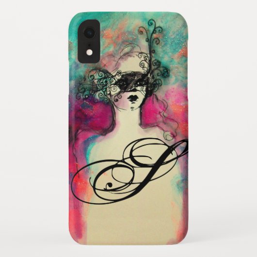CHARME MONOGRAM Case-Mate iPhone CASE (Achterkant)
