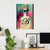 CHARME MONOGRAM POSTER (Thuiskantoor)