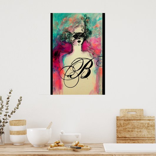 CHARME MONOGRAM POSTER (Keuken)