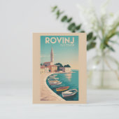 charme: Oude Toren van Rovinj Briefkaart (Staand voorkant)
