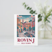  charme: Oude Toren van Rovinj Briefkaart (Staand voorkant)