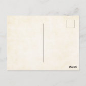  charme: rode truck met kerstboom briefkaart (Achterkant)