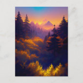 Charme van de avond briefkaart (Voorkant)