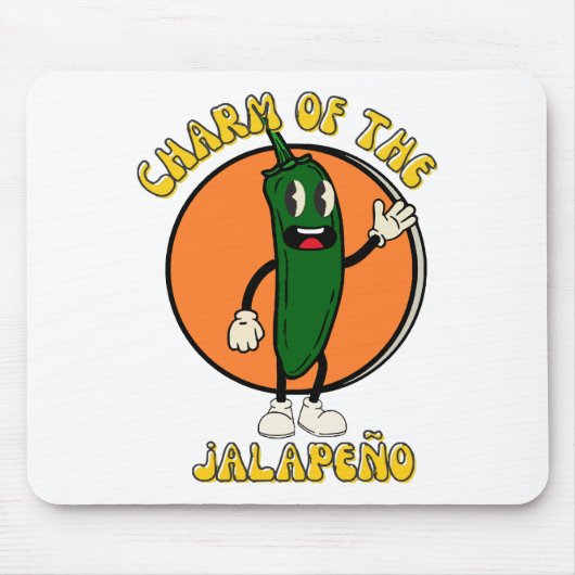 Charme van de Jalapeño Muismat (Voorkant)