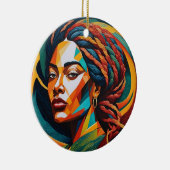 charme van elegantie keramisch ornament (Rechts)