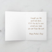 Charme van het Geluk van rustiek Vaderdag de Kaart (Binnen)