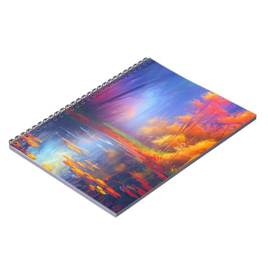 Charme van het Misty Forest Swamp Notitieboek (Linkerzijde)