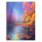 Charme van het Misty Forest Swamp Notitieboek (Voorkant)