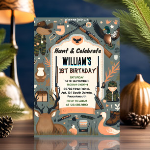 charme Wild Camo Oh Deer Eend jacht 1e verjaardag Kaart