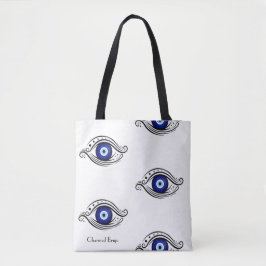 CHARMED BRUJA EVIL EYE PROTECTION BAG TOTE BAG