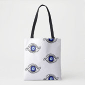 CHARMED BRUJA EVIL EYE PROTECTION BAG TOTE BAG (Voorkant)