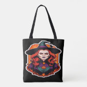 "Charmed, daar ben ik zeker van." grappige heks Tote Bag (Achterkant)