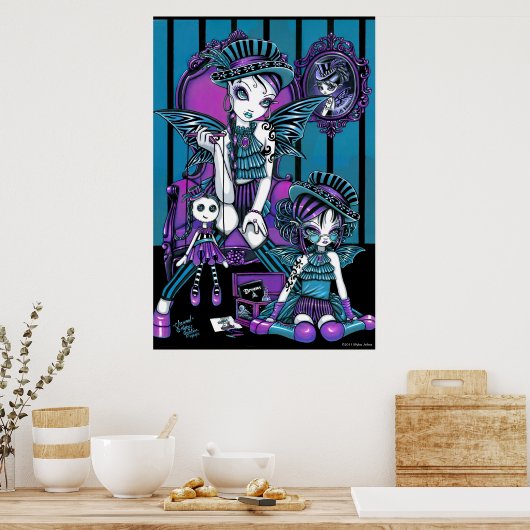 "Charmed" gothische couture Magical Fairy Poster (Keuken)
