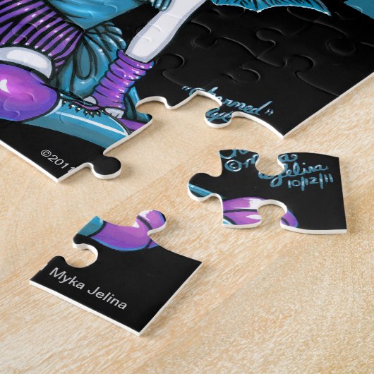 "Charmed" gothische couture Magical Fairy Puzzle Legpuzzel (Zijkant)