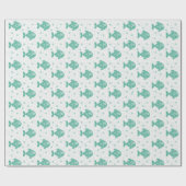 charmende vis cadeaupapier (Vlak)