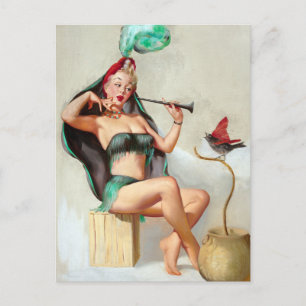 Charmer Pin Up Briefkaart
