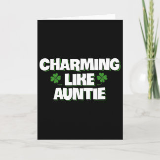 Charmerend als tante Patricks Paddys Dag Kinderen  Kaart